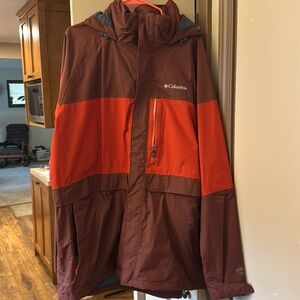 Men’s XXL Columbia Omni-Tech Waterproof, Breathable windbreaker